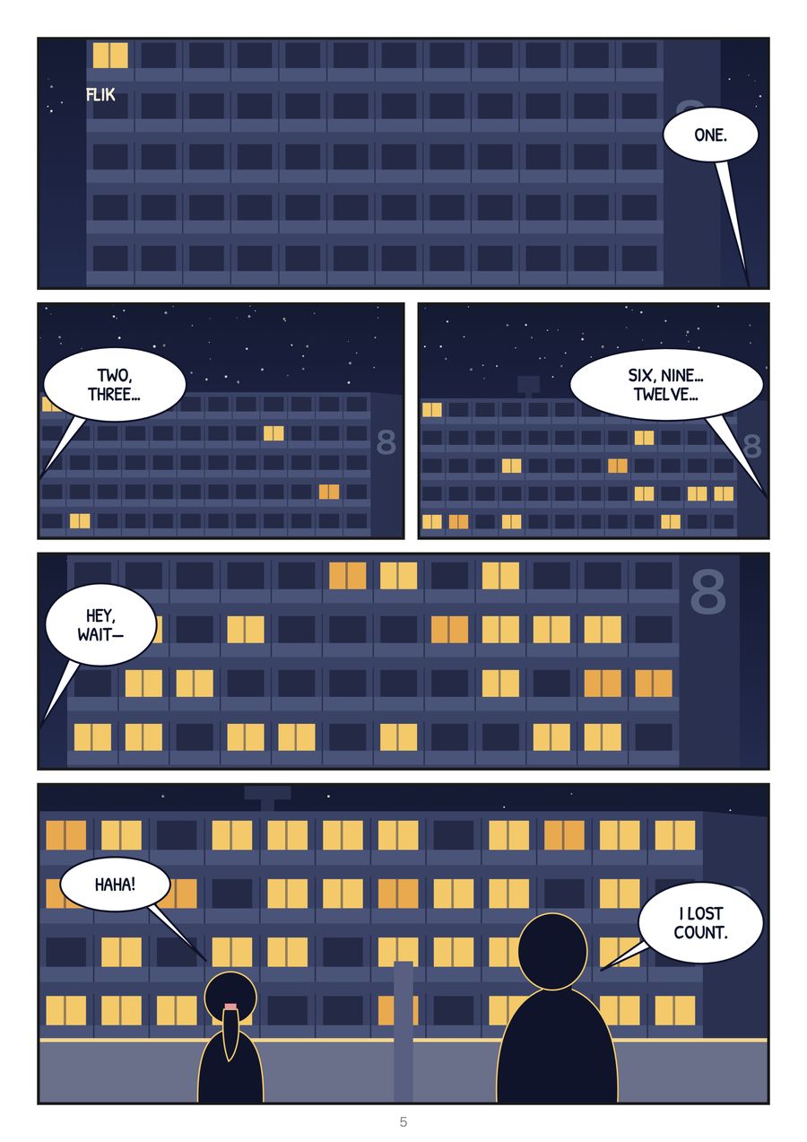 Counting Lights, page 5, original version