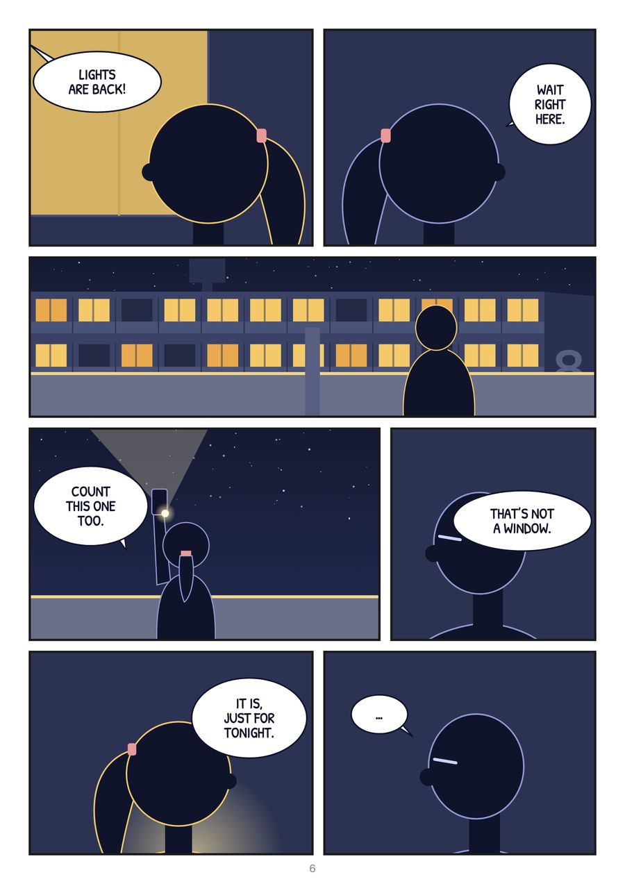 Counting Lights, page 6, original version