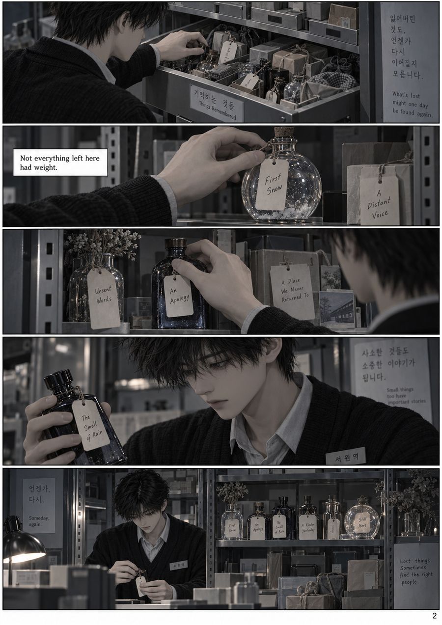 The Lost-Property Window, page 3, original version