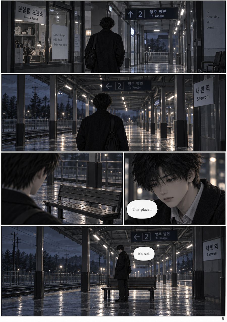 The Lost-Property Window, page 6, original version
