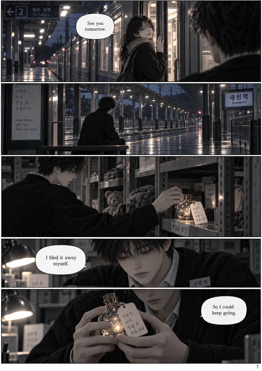 The Lost-Property Window, page 8, original version